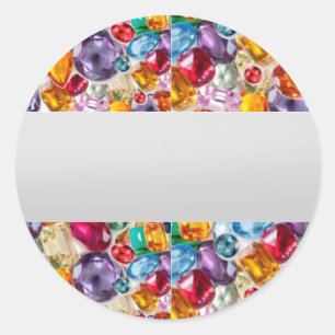 Labels GEMS Jewels Print TEXT or Handwrite