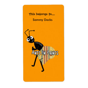 Labels Stickers Bookplate Ants In Pants