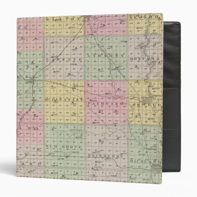 Labette County, Kansas Binder (Front/Inside)