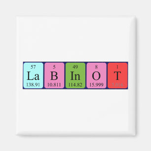 Labinot periodic table name magnet