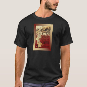 LaBoheme ~ Puccini Opera 1896 w/Background T-Shirt