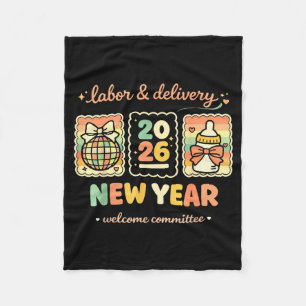 Labor &amp; Delivery 2026 New Year Welcome Committ Fleece Blanket
