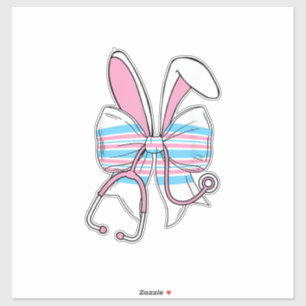 Labor And Delivery Nurse Easter Bunny Ears Baby Bl