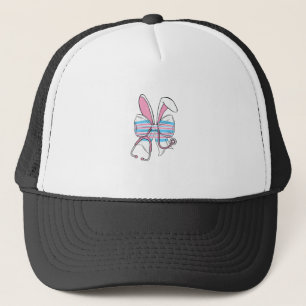 Labor And Delivery Nurse Easter Bunny Ears Baby Bl Trucker Hat