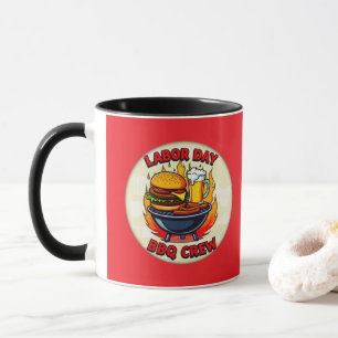 Labor Day BBQ Crew Grill Shirt – Holiday Barbecue  Mug