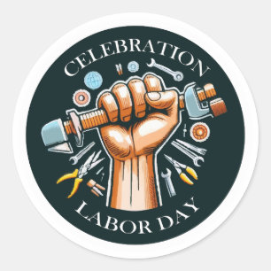 Labor Day Celebration Stickers