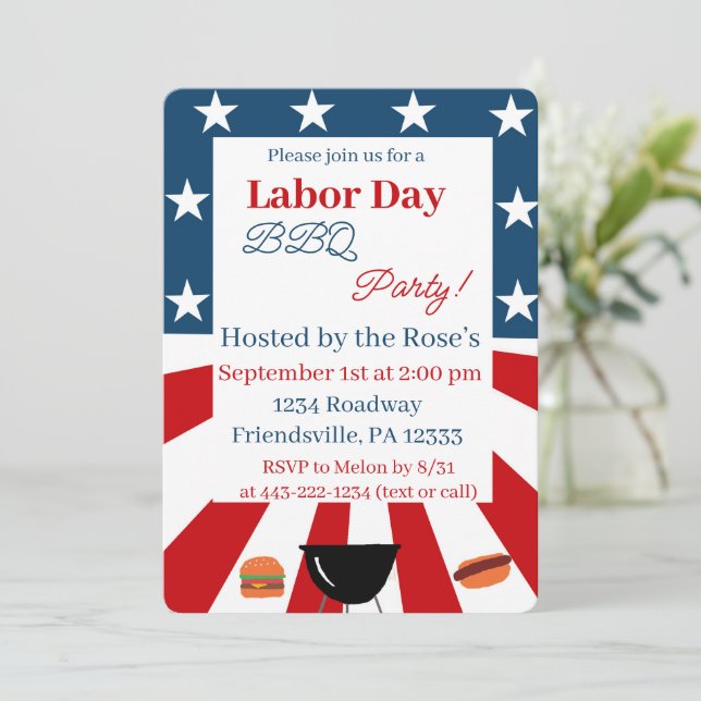 labor day invitation (Debout devant)