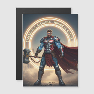 Labor Day Magnetic Card – Strength is Sacred