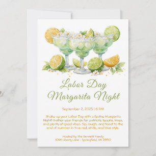 Labor Day Margarita Night Invitation – Patriotic 