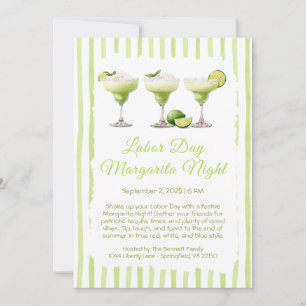 Labor Day Margarita Night Invitation – Patriotic 