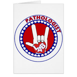 LABORATOIRE DE LOGO D'AMOUR DE PATHOLOGISTE