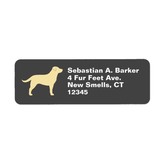 Laboratoire de silhouette de chien de trieur du La (Devant)