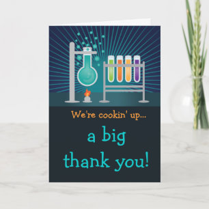 Laboratoire des sciences Carte postale Merci d'ann