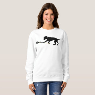 Laboratoire noir jouant le sweatshirt des femmes