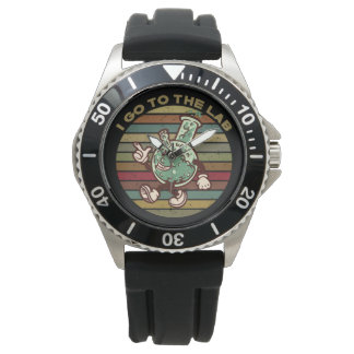 Laboratory chemistry science humour T-Shirt Keycha Watch