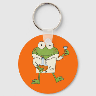 Laboratory Frog Keychain