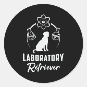 Laboratory Labrador Retriever Dog Lover Pet Puppy Classic Round Sticker