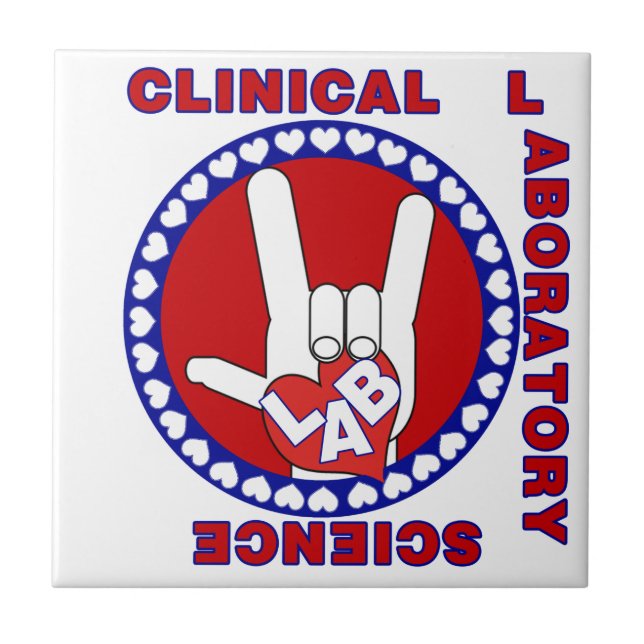 LABORATORY LOVE ASL -  LABORATORY SCIENTIST TILE (Front)