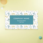 Laboratory Science Company Staff Business Card<br><div class="desc">If you are looking for a sleek and professional white business card design, this is the perfect card for you! This modern white business card features a clean and minimal design, with a colourful molecule pattern in the background. This card is perfect for any researcher, biochemist and any biology related...</div>