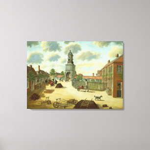 Laboratory Square Canvas Print