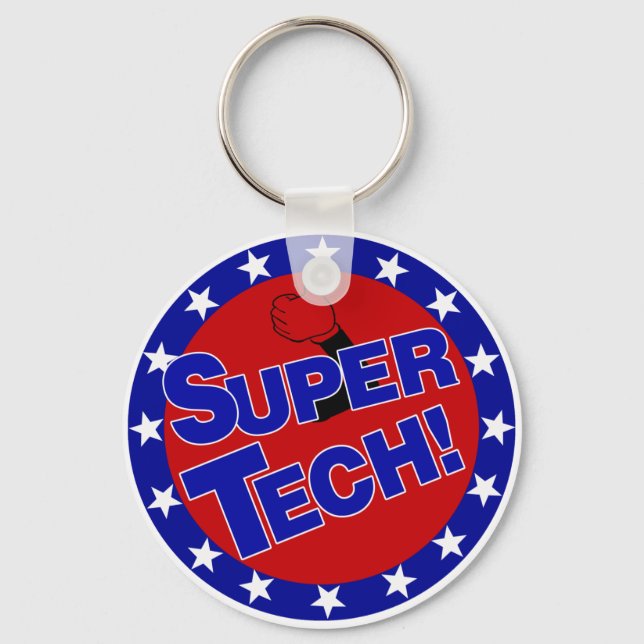 LABORATORY SUPER TECH! KEYCHAIN (Front)