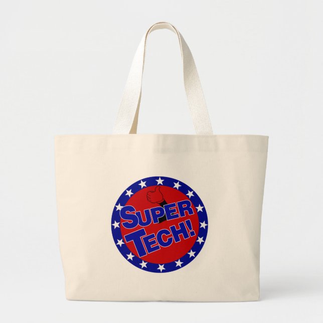 LABORATORY SUPER TECH! LARGE TOTE BAG (Front)