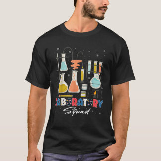 Laboratory Tech Squad Science Nerd Christmas 2024  T-Shirt