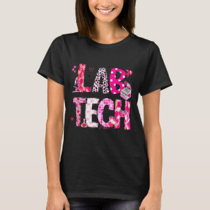 Laboratory Tech Valentines Day Medical Lab Tech La T-Shirt