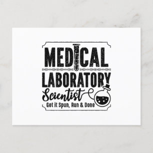 Laboratory Technician Medical Laboratory Scientist Postcard