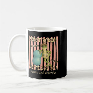 Labour And Delivery Nurse Cowboy Frog Rodeo Ld Coffee Mug