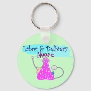 Labour and Delivery Nurse Gifts Keychain