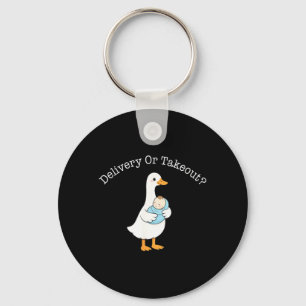 Labour and Delivery Nurse Mother Baby Goose Keychain