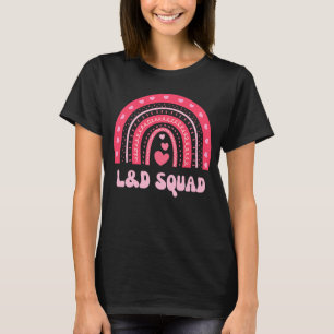 Labour and Delivery Nurse Valentine's Day Nurse RN T-Shirt
