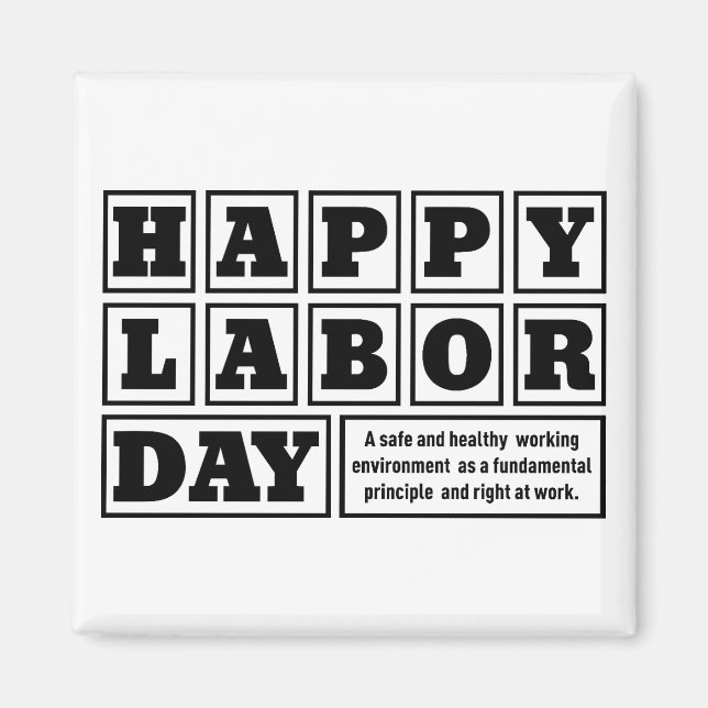 Labour day 2023 magnet (Front)