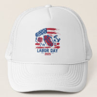 Labour Day 2025 Baseball Hat – Work Hard Play Hard