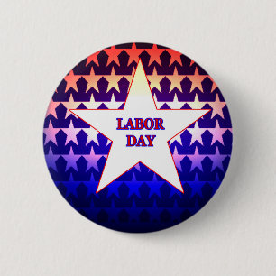 Labour Day 2 Inch Round Button