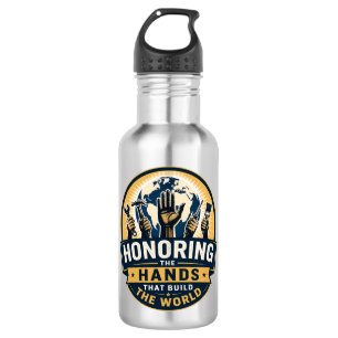 Labour Day  532 Ml Water Bottle