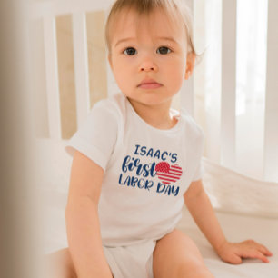 Labour Day Baby 1st Labour Day Customizable Bodysuit