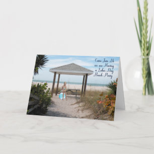 Labour Day Beach Party Invitation