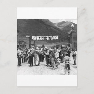 Labour Day Clowns, 1940 Postcard