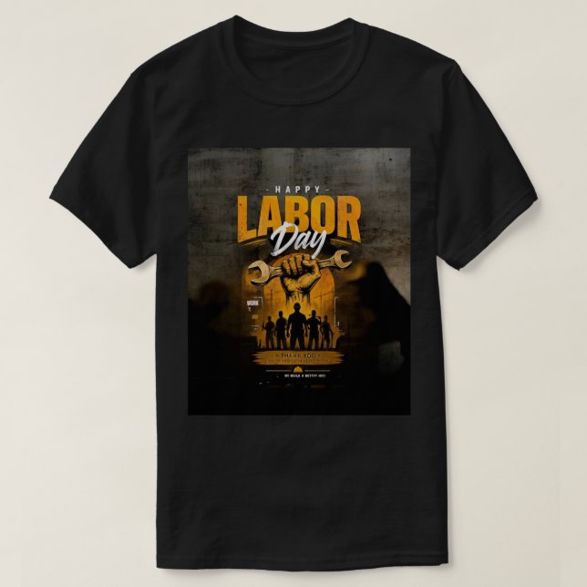 Labour Day – Every Worker Matters T-Shirt (Design Front)