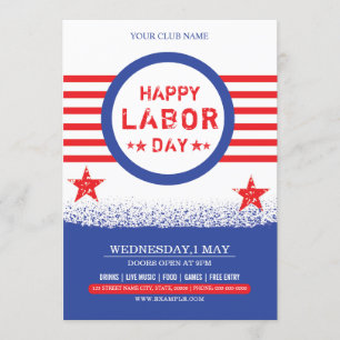 Labour Day Flyer Invitation