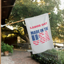 Labour Day House Flag,  Pole & Mount