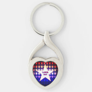Labour Day Keychain