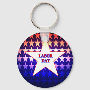 Labour Day Keychain