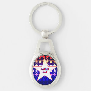 Labour Day Keychain