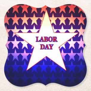 Labour Day Paper Coaster
