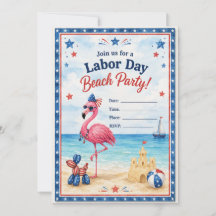 Labour Day Party Invitations