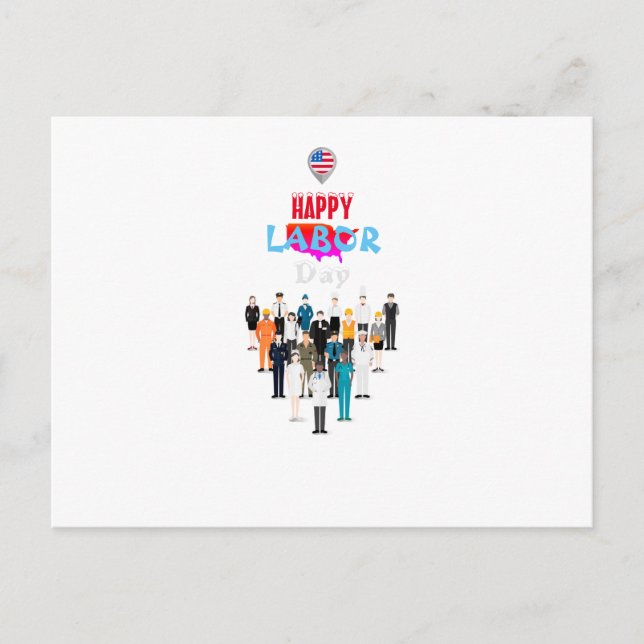 Labour Day Postcard (Front)