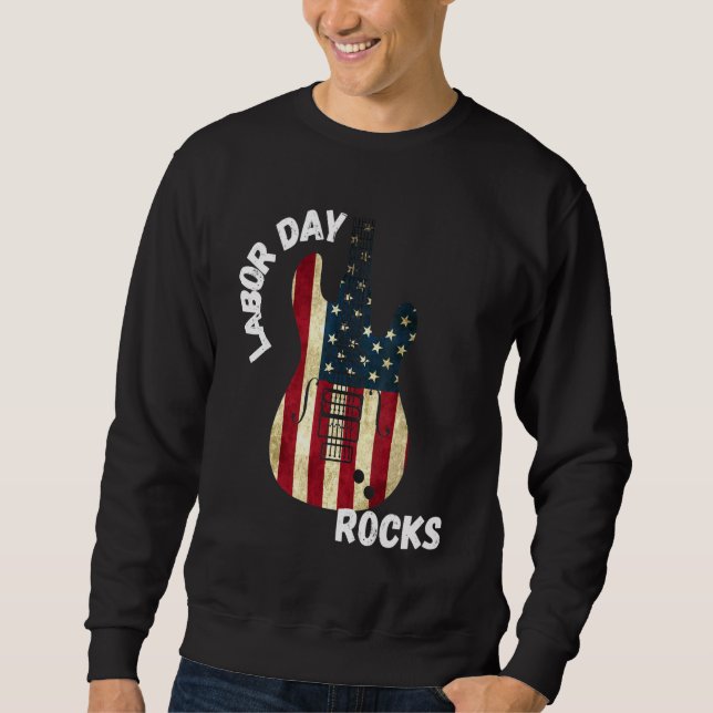Labour Day Rocks Sweatshirt (Front)